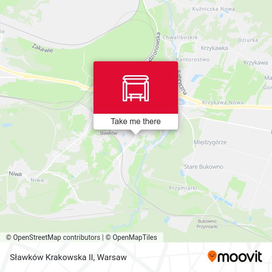 Sławków Krakowska II map