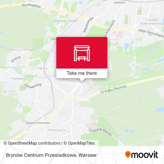 Brynów Centrum Przesiadkowe map