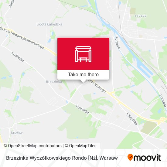 Brzezinka Wyczółkowskiego Rondo [Nż] map