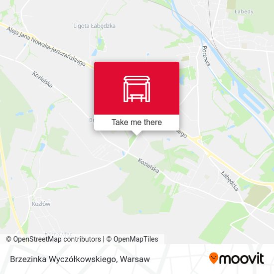 Brzezinka Wyczółkowskiego map