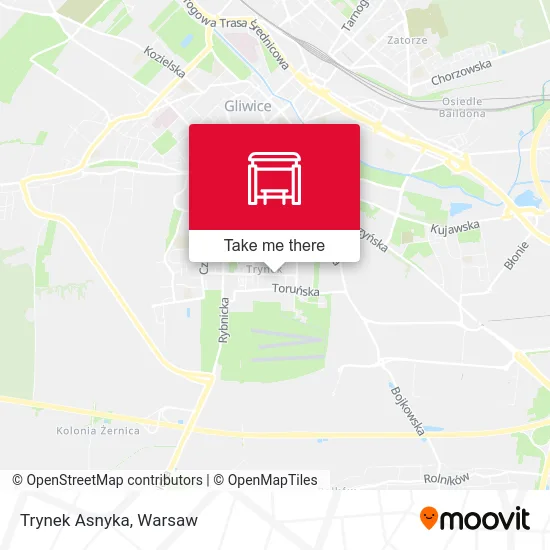 Карта Trynek Asnyka
