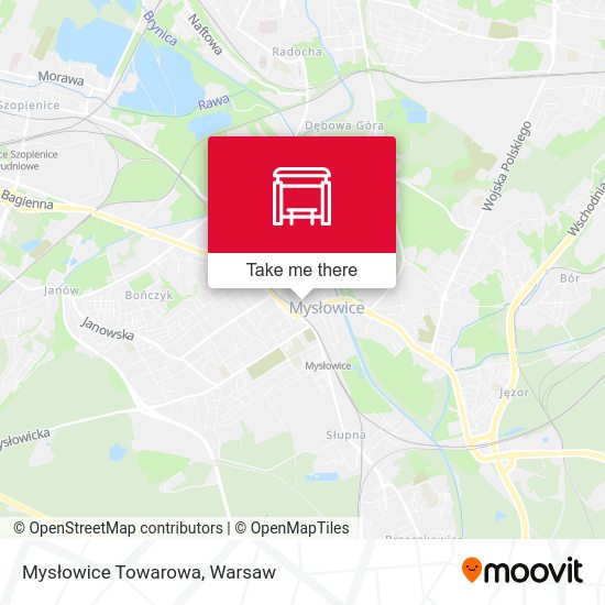 Mysłowice Towarowa map