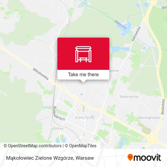 Mąkołowiec Zielone Wzgórze map