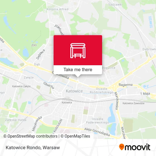 Карта Katowice Rondo