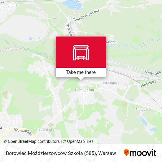 Карта Borowiec Moździerzowców Szkoła (585)