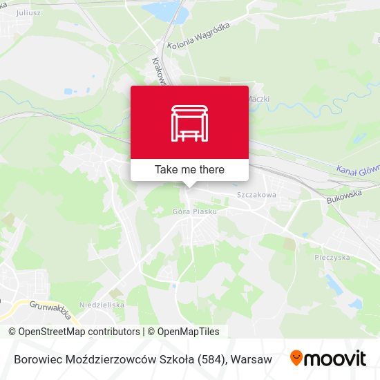 Карта Borowiec Moździerzowców Szkoła (584)