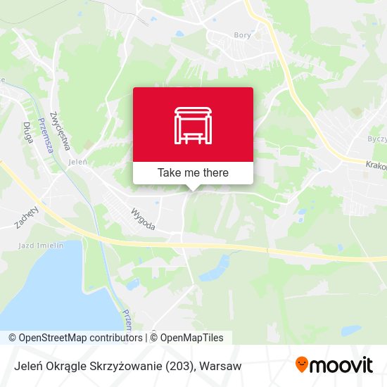 Jeleń Okrągle Skrzyżowanie (203) map