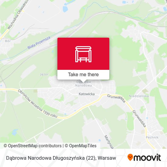 Dąbrowa Narodowa Długoszyńska (22) map