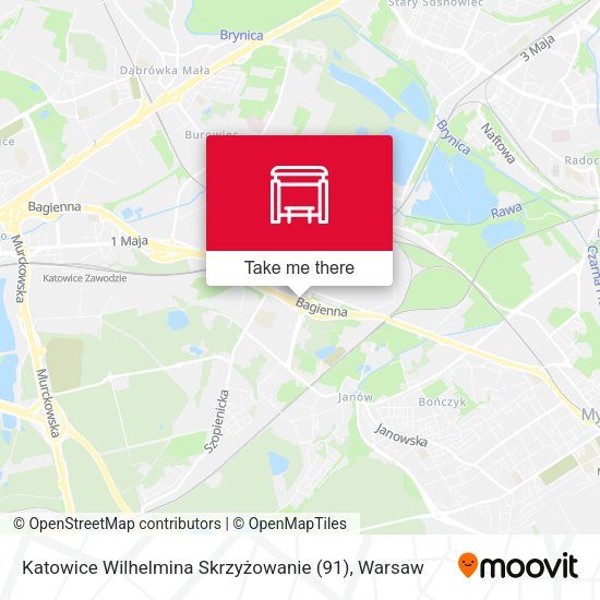 Katowice Wilhelmina Skrzyżowanie (91) map