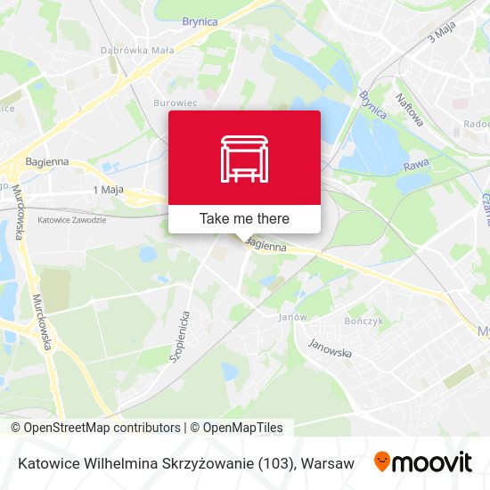 Карта Katowice Wilhelmina Skrzyżowanie (103)