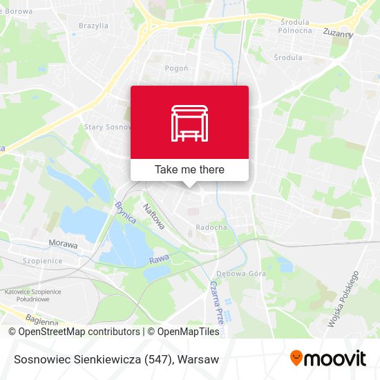 Sosnowiec Sienkiewicza (547) map