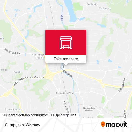 Карта Olimpijska