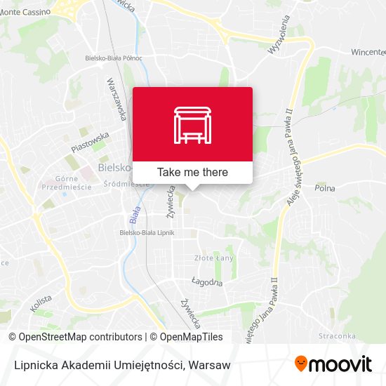 Lipnicka Akademii Umiejętności map