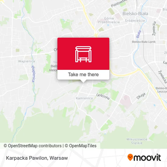 Karpacka Pawilon map