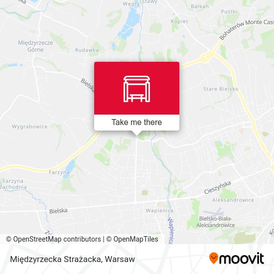 Międzyrzecka Strażacka map