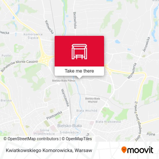 Карта Kwiatkowskiego Komorowicka