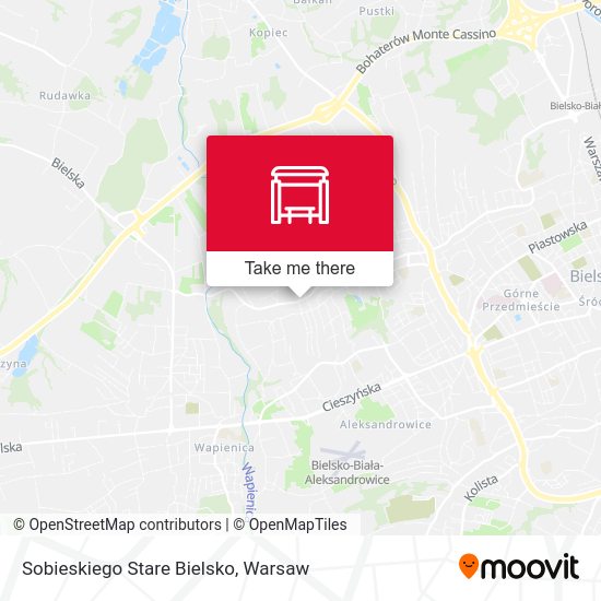 Sobieskiego Stare Bielsko map