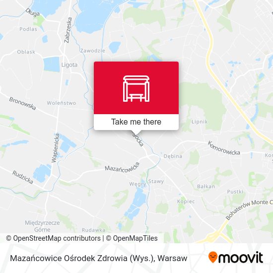 Mazańcowice Ośrodek Zdrowia (Wys.) map