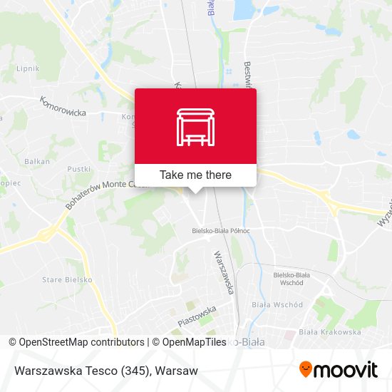 Warszawska Tesco (345) map