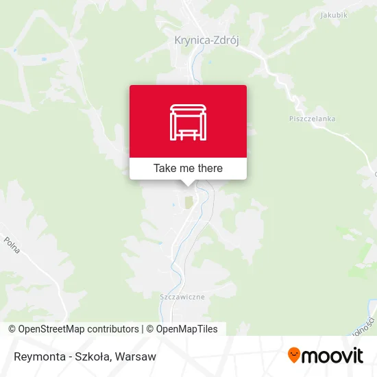 Reymonta - Szkoła map