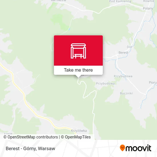 Карта Berest - Górny