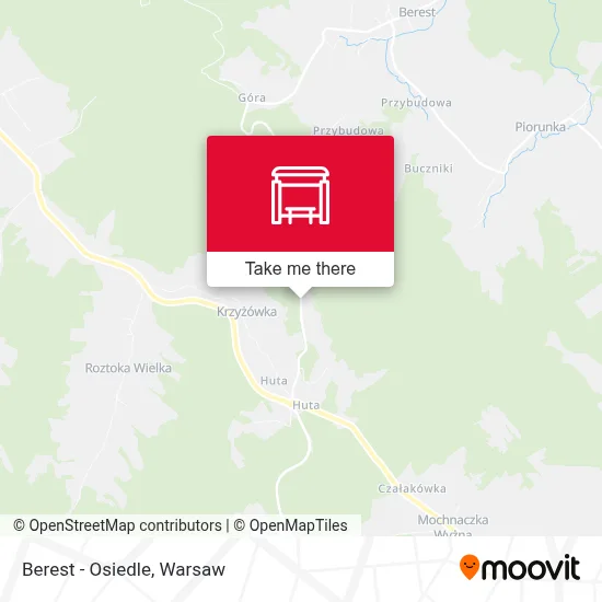 Berest - Osiedle map