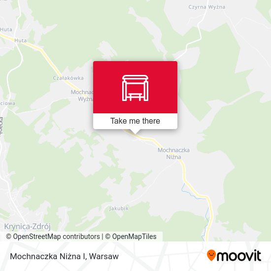 Mochnaczka Niżna I map