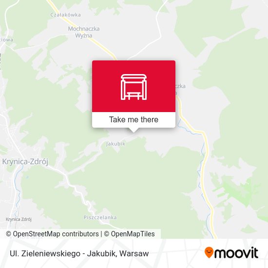 Ul. Zieleniewskiego - Jakubik map