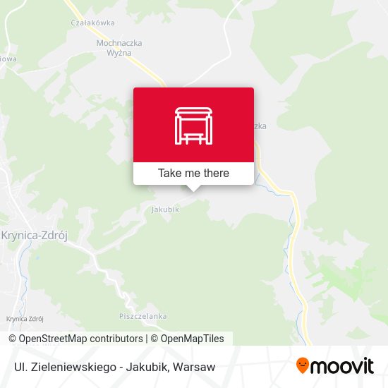 Ul. Zieleniewskiego - Jakubik map