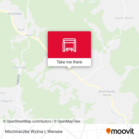 Mochnaczka Wyżna I map