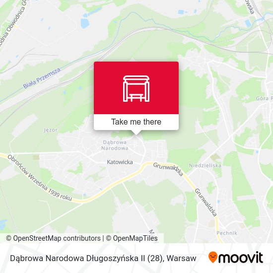 Карта Dąbrowa Narodowa Długoszyńska II (28)