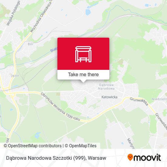 Dąbrowa Narodowa Szczotki (999) map