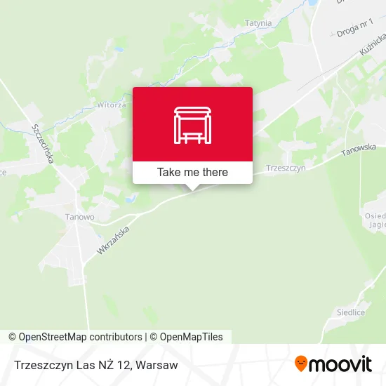 Карта Trzeszczyn Las NŻ 12