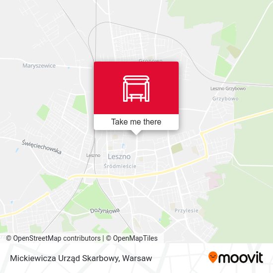 Mickiewicza Urząd Skarbowy map