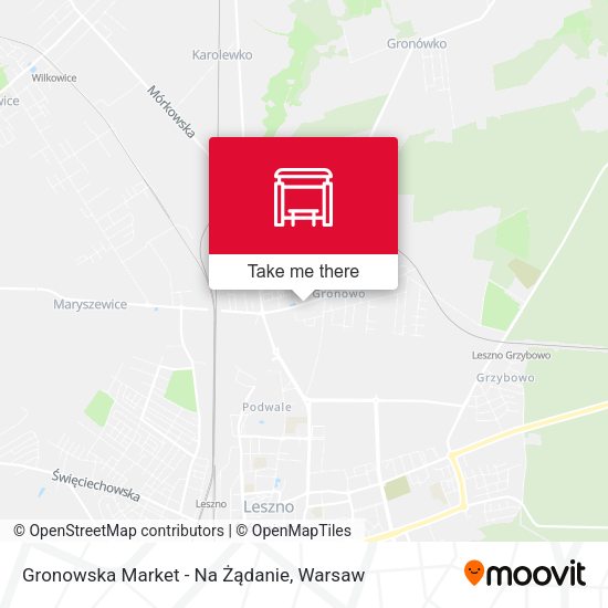 Gronowska Market - Na Żądanie map