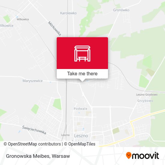 Gronowska Meibes map