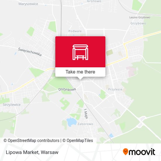 Lipowa Market map