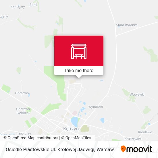 Osiedle Piastowskie Ul. Królowej Jadwigi map