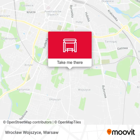 Карта Wrocław Wojszyce