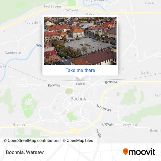 Bochnia map