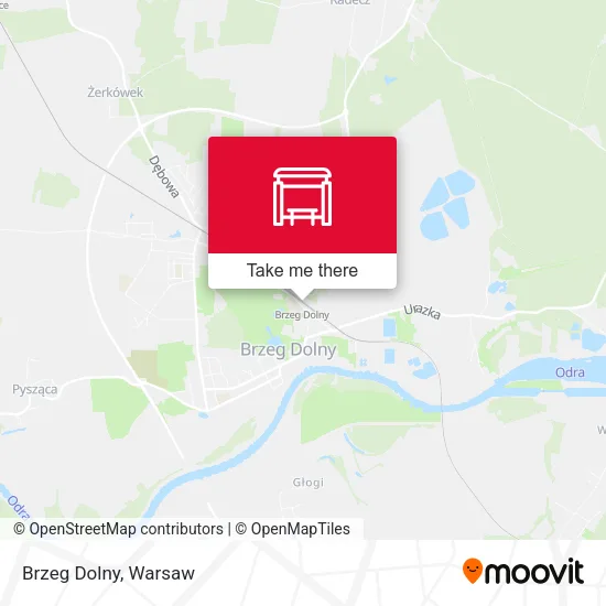 Карта Brzeg Dolny