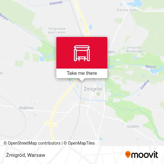 Карта Żmigród