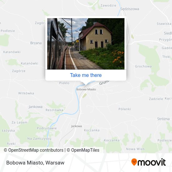 Bobowa Miasto map