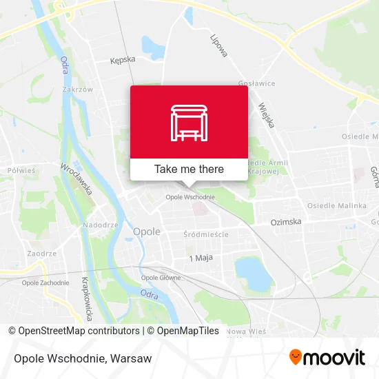 Карта Opole Wschodnie