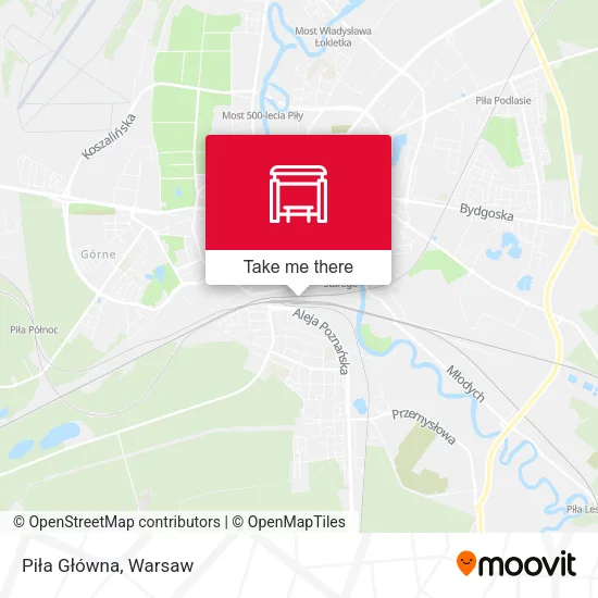 Карта Piła Główna