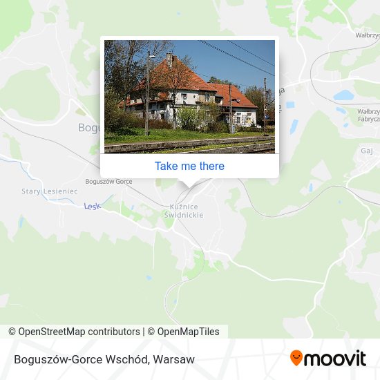 Boguszów-Gorce Wschód map