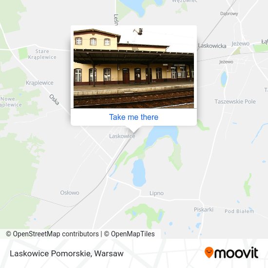 Laskowice Pomorskie map