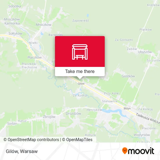 Карта Gilów