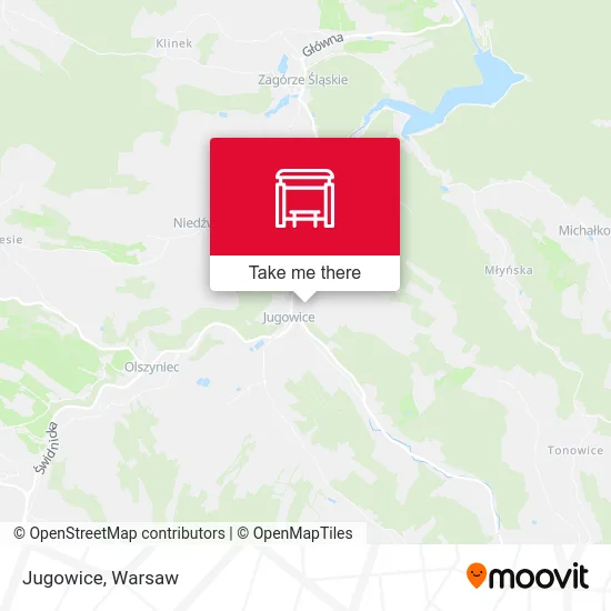 Карта Jugowice