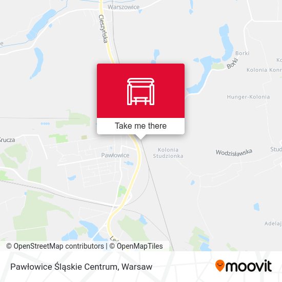 Pawłowice Śląskie Centrum map